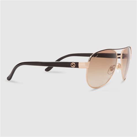 gucci aviator metal sunglasses womens|Gucci aviator prescription sunglasses.